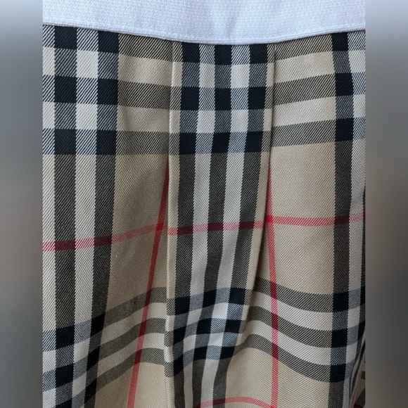 Burberry Women's Check Panel Oversized  Sweatshirt, Size Large - Picture 4 of 11